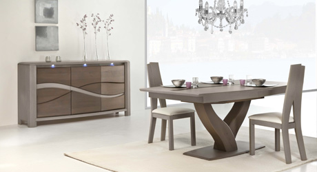 meubles en bois massif fabrication française - salle à manger design moderne made in France