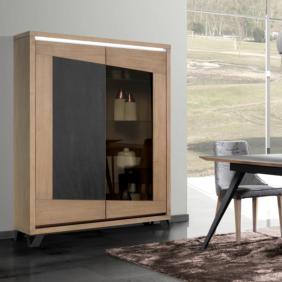 meuble en bois massif - argentier design contemporain moderne
